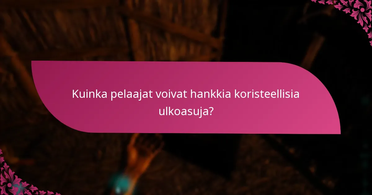 Mitkä ovat koristeellisten ulkoasujen valmistusvaatimukset?