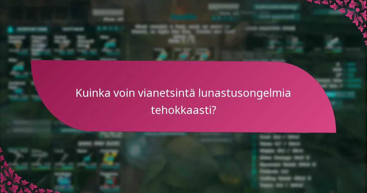 Missä voin löytää tukiresursseja lunastusongelmille?