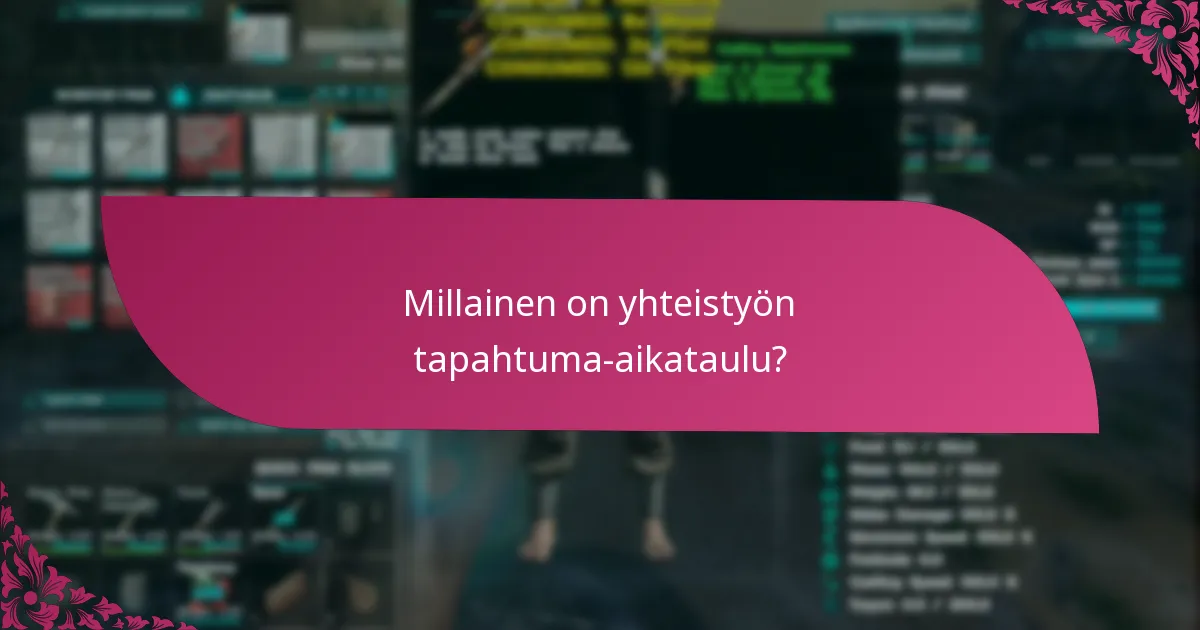 Mitkä ovat sitoutumismahdollisuudet tapahtumien aikana?