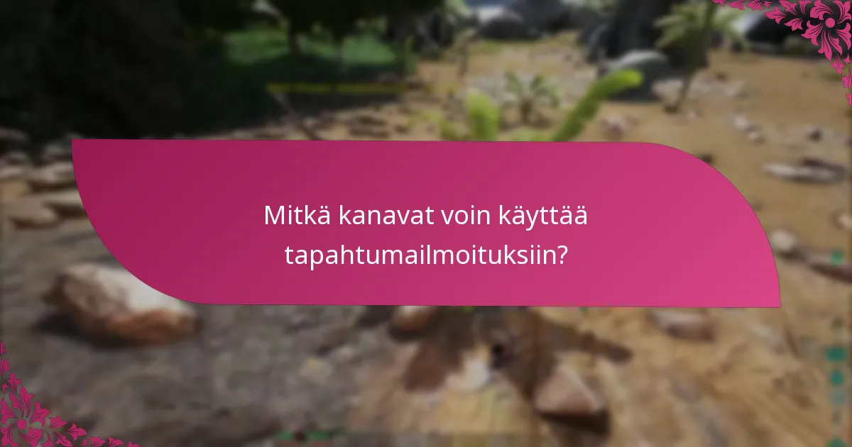 Kuinka asetetaan vaatimusten muistutuksia tapahtumille?